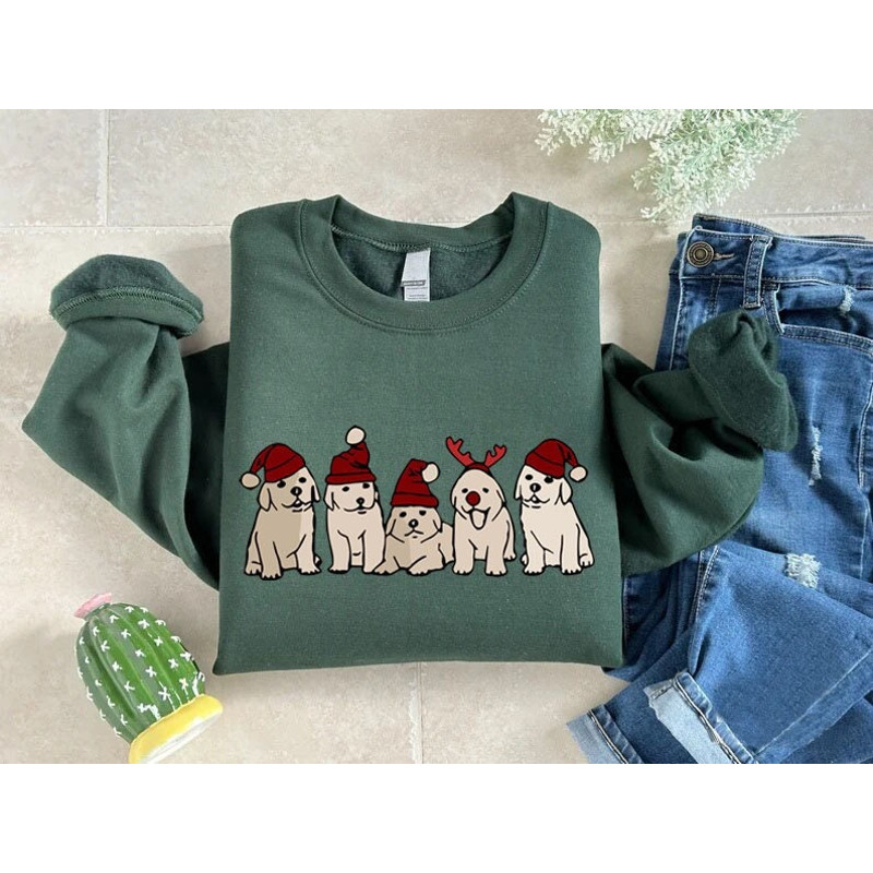 Christmas Dogs Sweatshirt, Dog Lover Gift, Dog Lover Sweatshirt, Christmas Dog Gift,Holiday Apparel,Puppy Sweatshirt,Xmas Dog Mom Sweatshirt.jpg