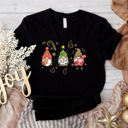christmas gnomes shirt, santa gnomes t-shirt, xmas gnome shirt, gnomes christmas gift shirt, xmas matching shirt, family