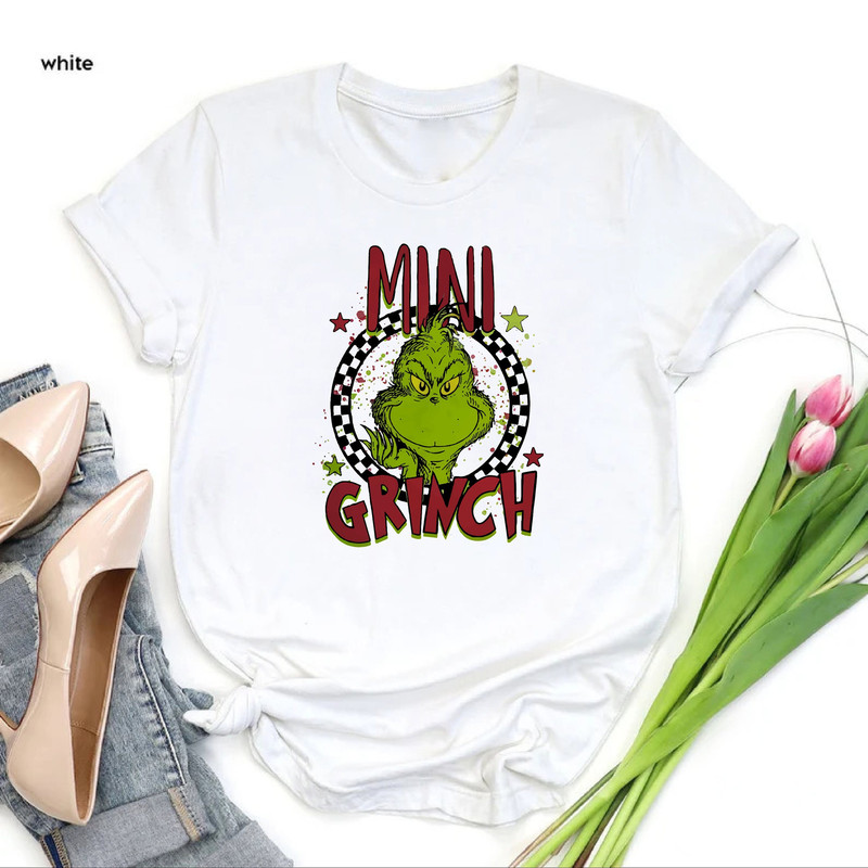 Grinch Christmas Shirt, Mini Grinch Tshirt, Toddler Christmas Shirts, Grinch Mini Tees, Girls Xmas Outfits, Grinch Lovers Gift For Christmas.jpg