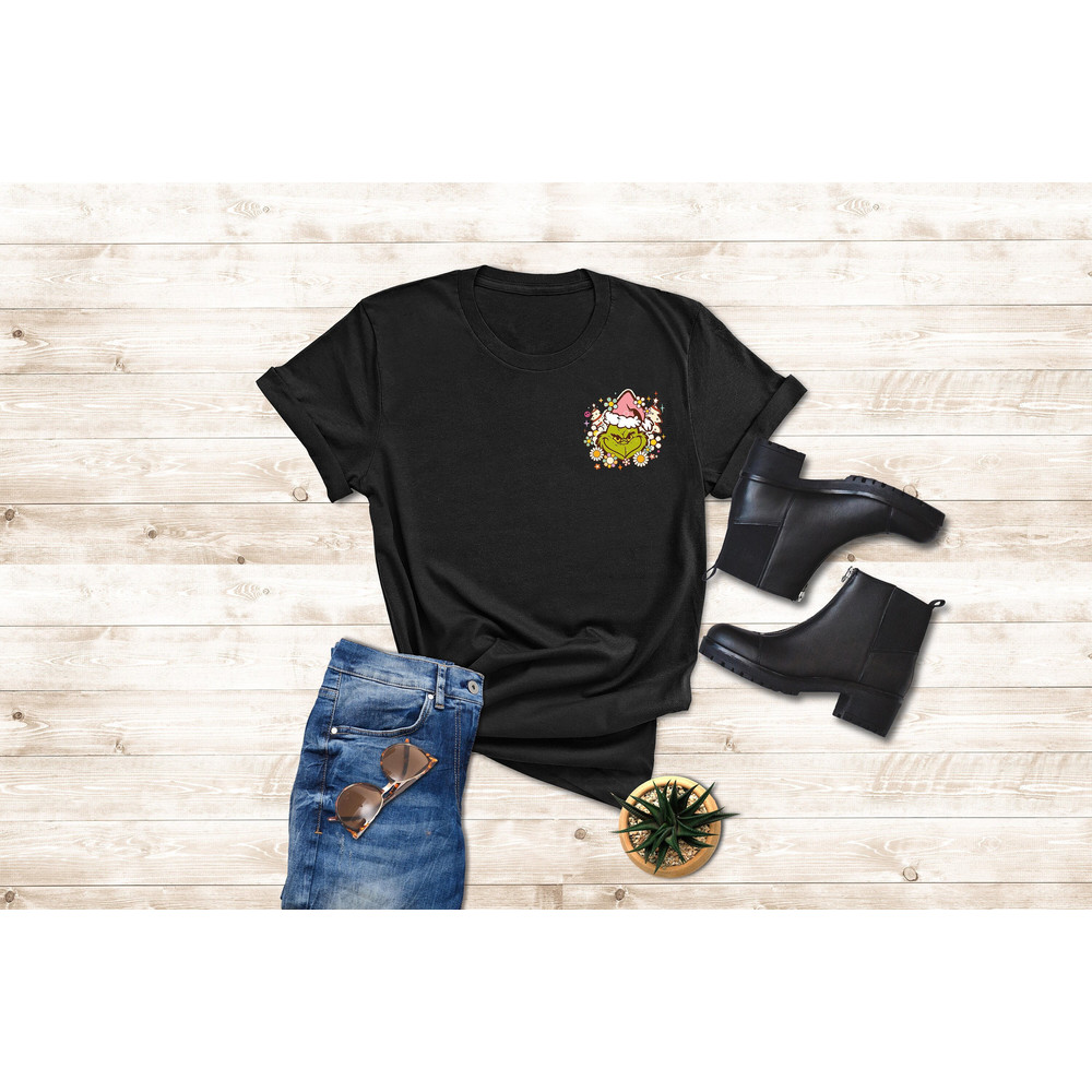 Merry Christmas Grinch Shirt, Christmas Movies Grinch Face T-Shirt, Xmas Grinch T-shirt, Merry Grinchmas Tees, Xmas Holiday Gift Shirt.jpg