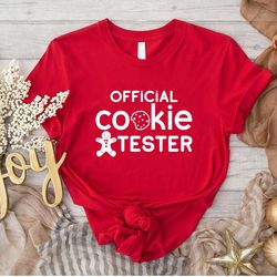 official cookie tester shirt, christmas gift for kids, christmas bake tester tshirts, xmas shirt for kids, toddler chris