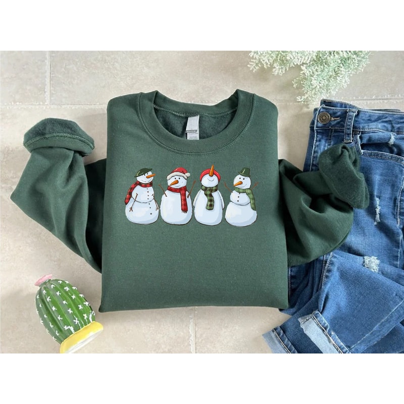 Snowman Sweatshirt, Women Christmas Sweatshirt, Christmas Sweatshirt, Snowman T-Shirt, Xmas Gifts, Snowman Shirt, Women Holiday Sweatshirt.jpg