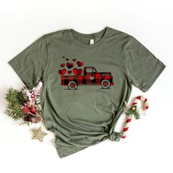 valentine truck sweatshirt, valentine's day shirt, love truck hearts valentines day sweatshirt, vintage red truck valent