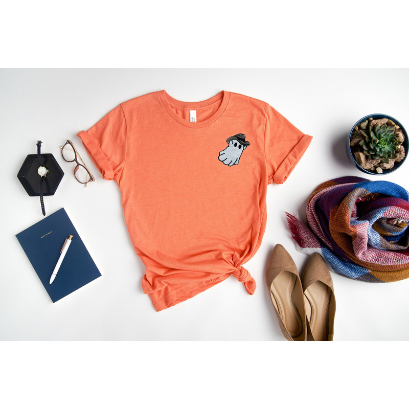 Western Ghost Shirt, Spooky Season Sweatshirt, Western Halloween Tshirt, Cute Spooky Shirt, Lady Halloween Gift, Cowboy Ghost Hoodie for him.jpg