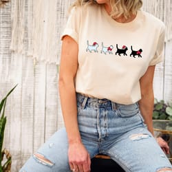 cat christmas shirt, cat lovers christmas gift for cat lover, cat mom sweatshirt, cute christmas t-shirt, gift for chris