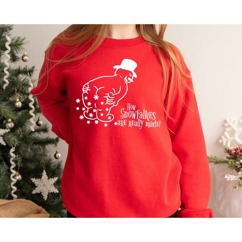 How Snowflake Are Really Made, Funny Snowman Shirt, Winter Shirt, Snowflake Maker Shirt,Christmas Gift, Funny Christmas Shirt, Holiday Shirt.jpg