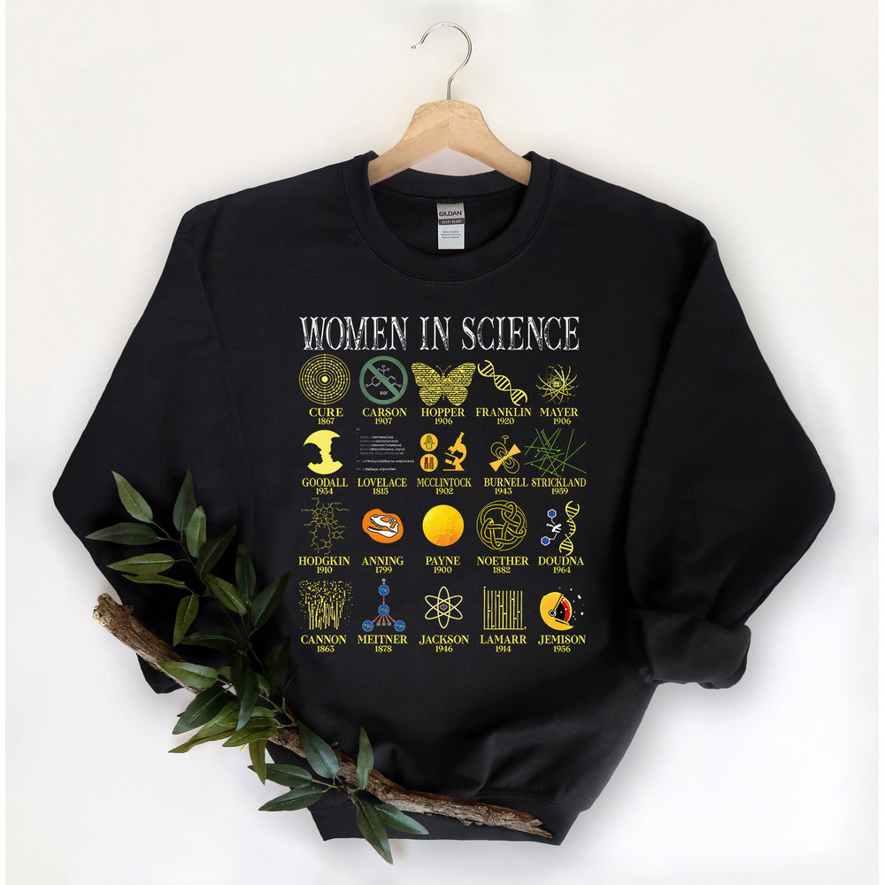 Woman In Science Shirt, Science Sweatshirt, Preppy Aesthetic Shirt, Scientist Sweatshirts, Gift for Scientist, STEM Teacher, Science Women.jpg