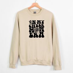 in my cheer mom era oversized crewneck sweatshirt, cheerleading, cheer squad, mom life, cheerleader, cheer mom