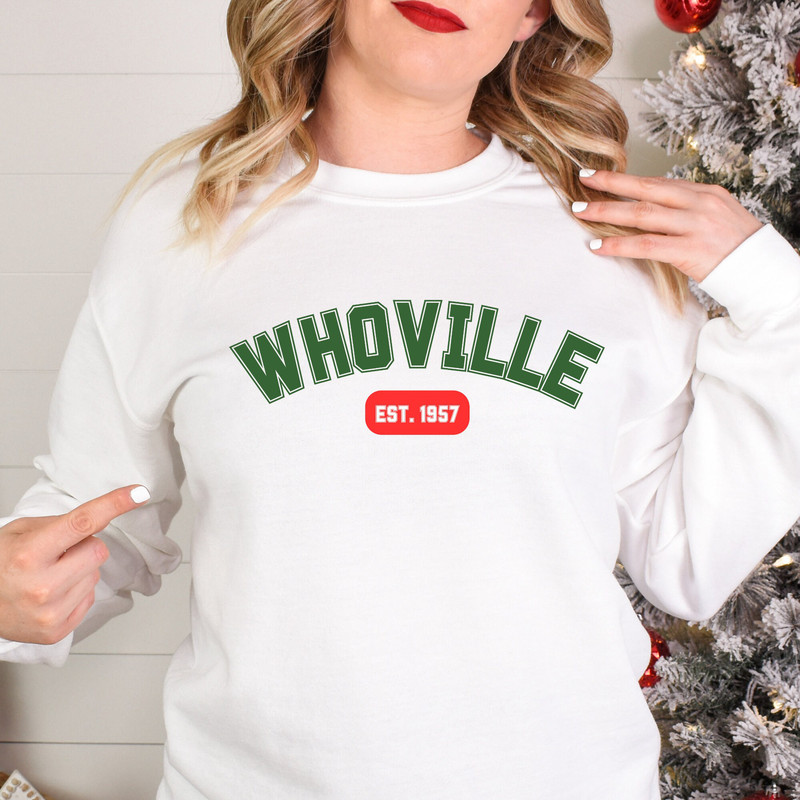 Whoville Crewneck Sweatshirt, Cute Christmas Crewneck, How the Grinch Stole Christmas, Cindy Lou Who.jpg