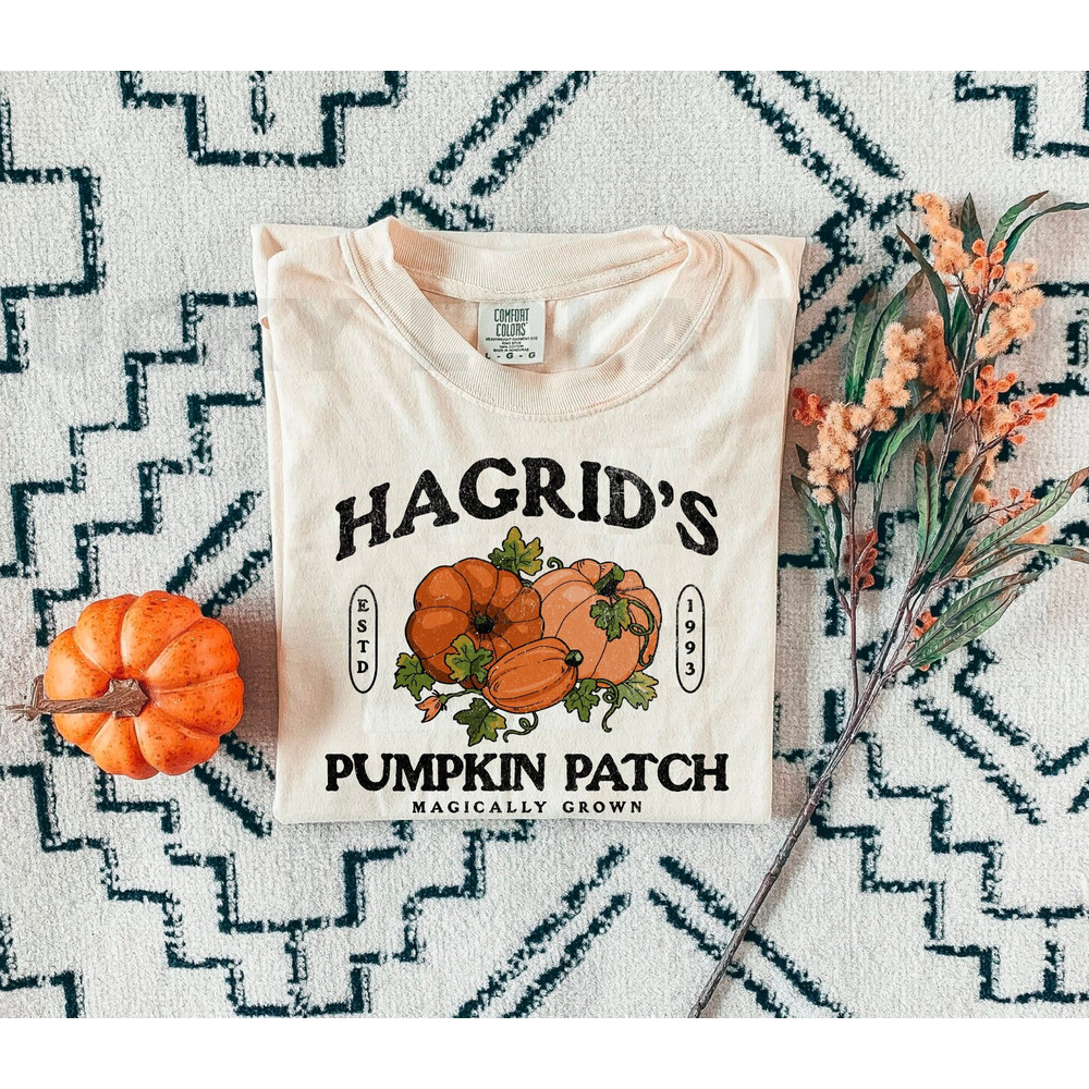 Pumpkin Patch Tee Comfort Colors Potter Shirts Wizard School Merch Pottery Shirt Subtle HP Bookish Fall Universal Vacation Pumpkin Picking.jpg