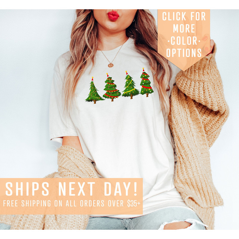 Christmas Tree Shirt Gift For Kids, Christmas Decor Tee, Xmas Sweatshirt, New Year Ornament Tshirt,Christmas Holiday Clothing,Merry Xmas Tee.jpg