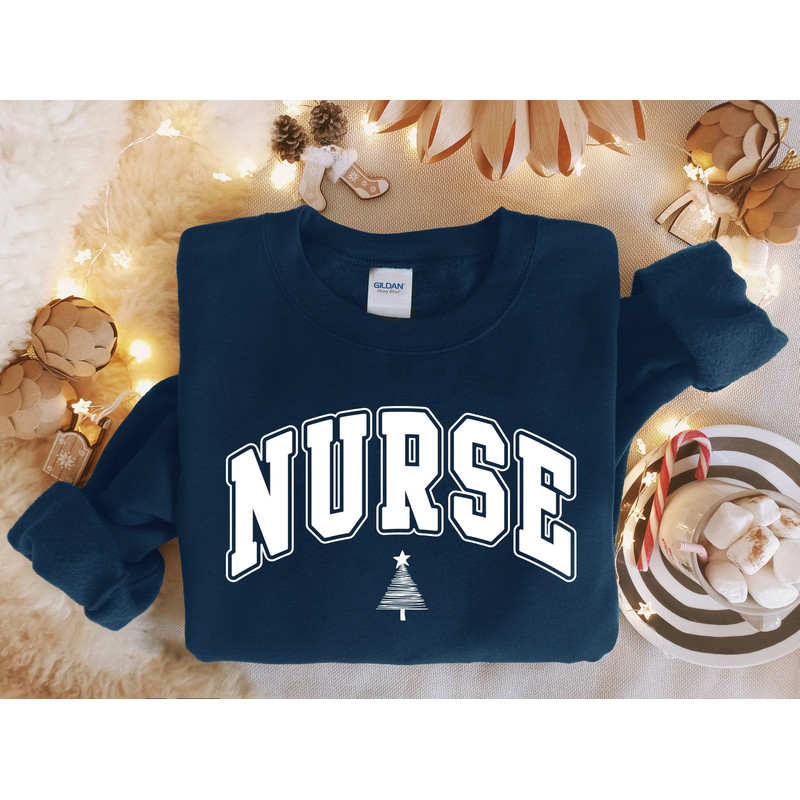Christmas Nurse Sweatshirt, Christmas Nursing Sweaters, Nurse Christmas Sweatshirt, Holiday Nurse Sweater, Nurse Shirt, Holiday Nurse.jpg