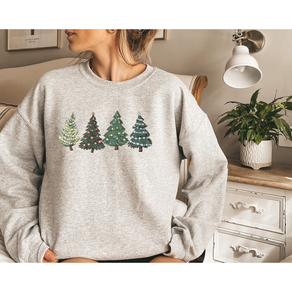 Christmas Sweatshirt, Christmas Sweater, Holiday Sweaters for Women, Winter Sweatshirt, Christmas Crewneck, Christmas Tree Sweatshirt.jpg