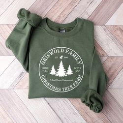 christmas tree farm sweatshirt, griswold christmas sweatshirt, griswold co sweater, christmas sweatshirt, family christm