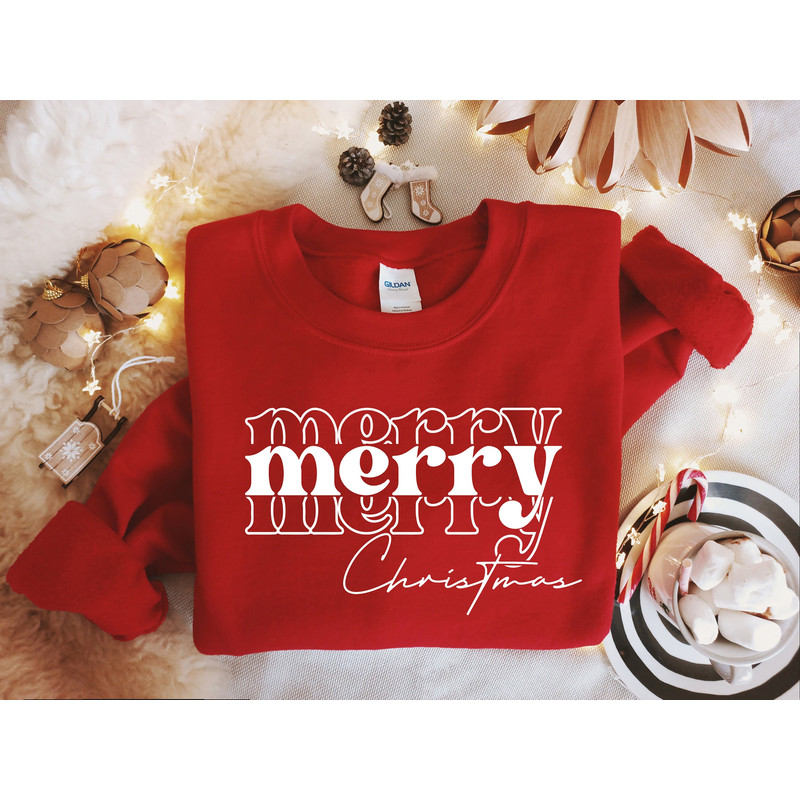 Merry Christmas Sweatshirt, Womens Christmas Sweatshirt, Christmas Shirt, Holiday Sweater, Christmas Sweatshirt, Christmas Gift Women.jpg
