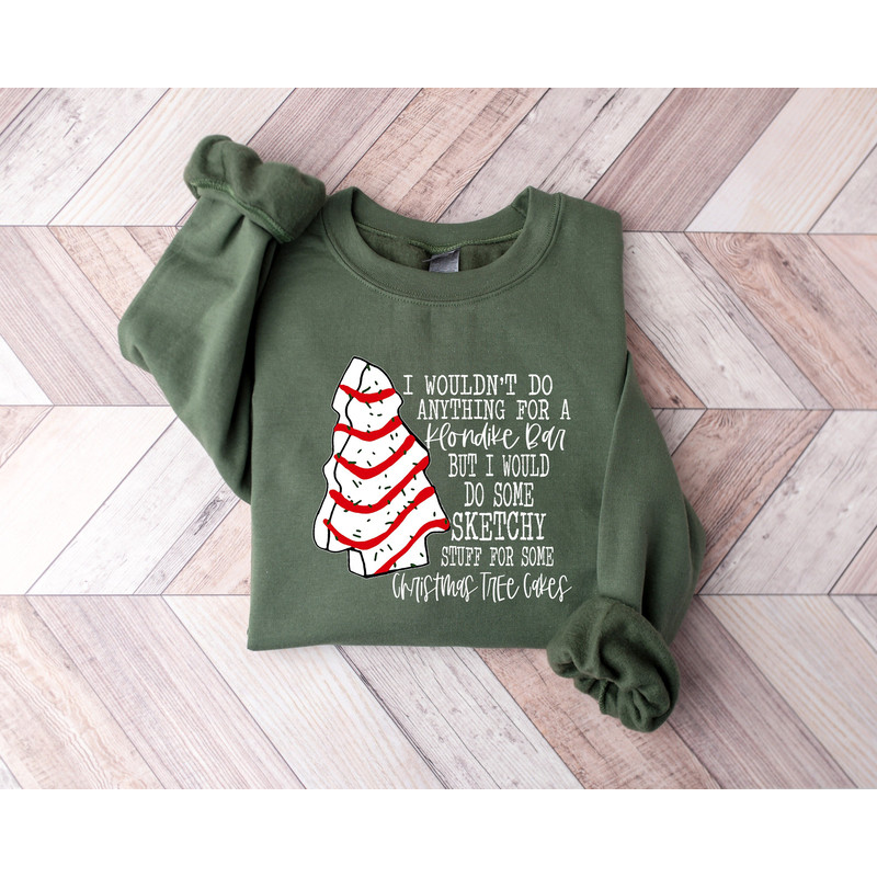 Oh Christmas Tree Sweatshirt, Christmas Tree Cake Sweatshirt,Christmas Cake Sweatshirt,Womens Merry Christmas Shirt,Merry And Bright Sweater.jpg