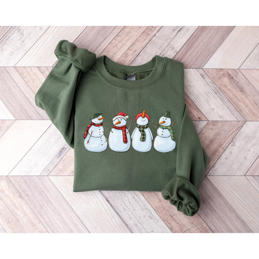 Snowman Sweatshirt, Christmas Sweatshirt, Christmas Sweater, Christmas Shirts for Women, Snowman T-Shirt, Christmas Crewneck,Christmas Shirt.jpg