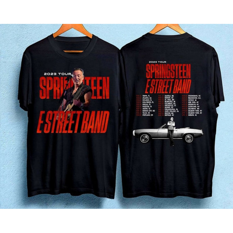 Bruce Springsteen The E Street Band Tour 2023 Tshirt, Music Tour 2023 Shirt, Bruce Springsteen 2023 Tour Tee, Bruce Springsteen Fan Gift.jpg