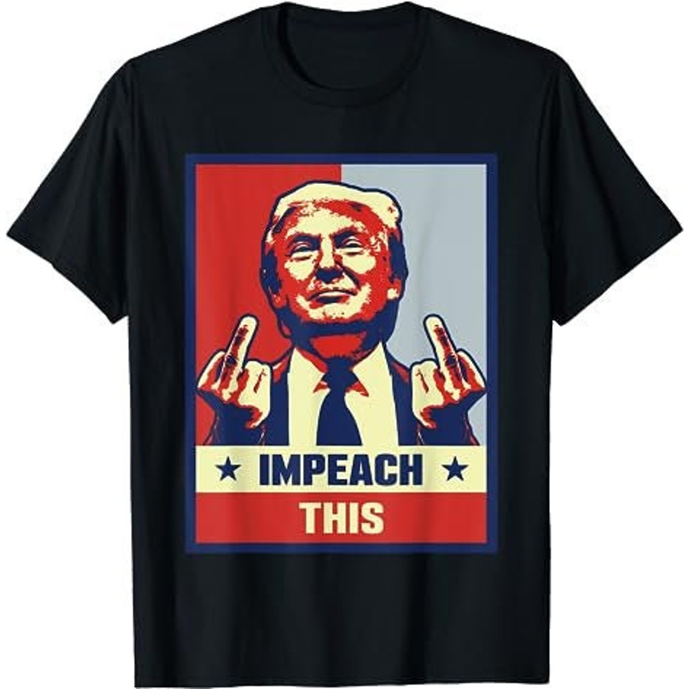Donald Trump Conservative Impeach This T-Shirt, Trump Indict This Unisex Tee, Pro Trump Republican 2024 Election Shirt, Patriotic T-Shirt.jpg