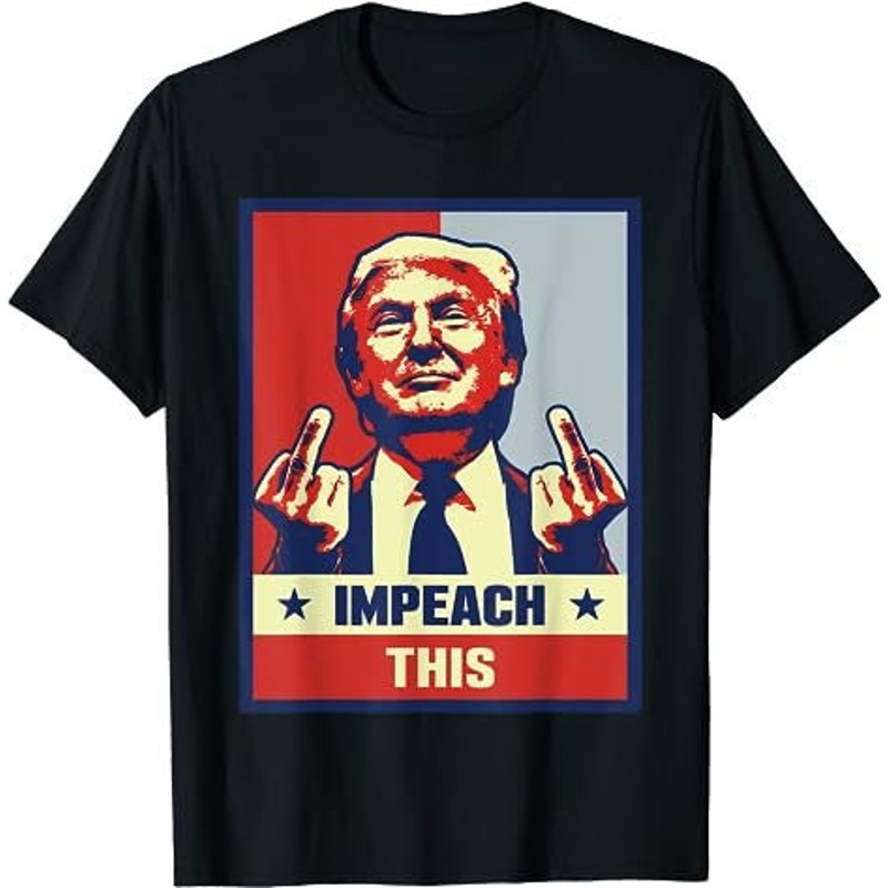 Donald Trump Conservative Impeach This T-Shirt, Trump Indict This Unisex Tee, Pro Trump Republican 2024 Election Shirt, Patriotic T-Shirt.jpg