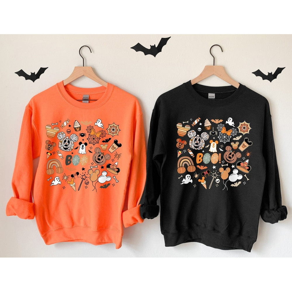 Halloween Crewneck Sweatshirt, Disney Halloween Boo Sweatshirt, Halloween Pumpkin Shirt, Halloween Sweatshirt, Spooky Disney Sweatshirt.jpg