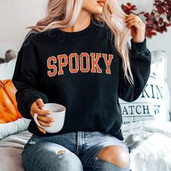 stay spooky sweatshirt, halloween sweatshirt, halloween gift, spooky halloween sweatshirt, spooky season sweatshirt, gho