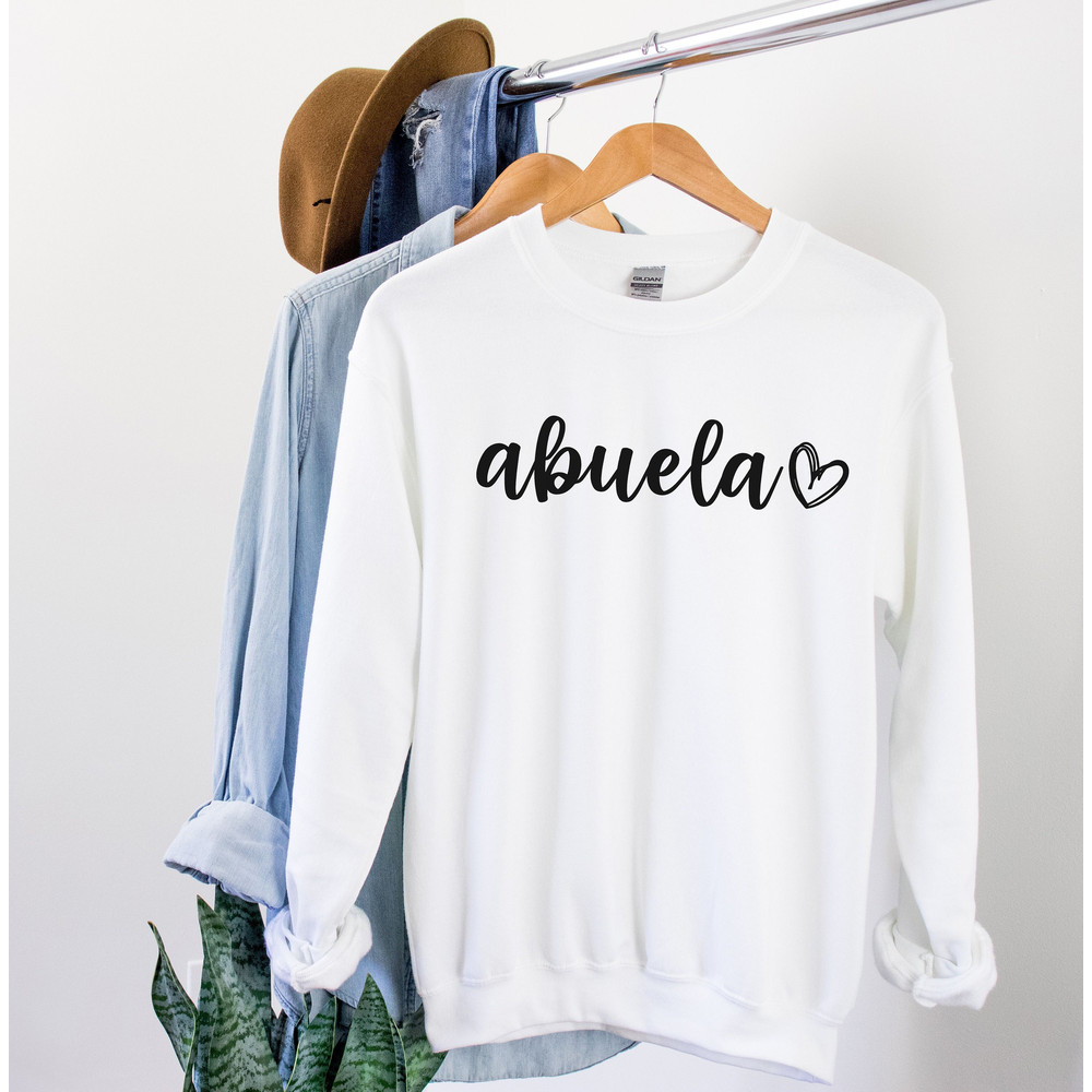 Abuela Sweatshirt Abuela Gift Abuela Sweater Gift for Grandma Future Abuela Shirt New Abuela Gifts Pregnancy Announcement Grandma Sweater.jpg