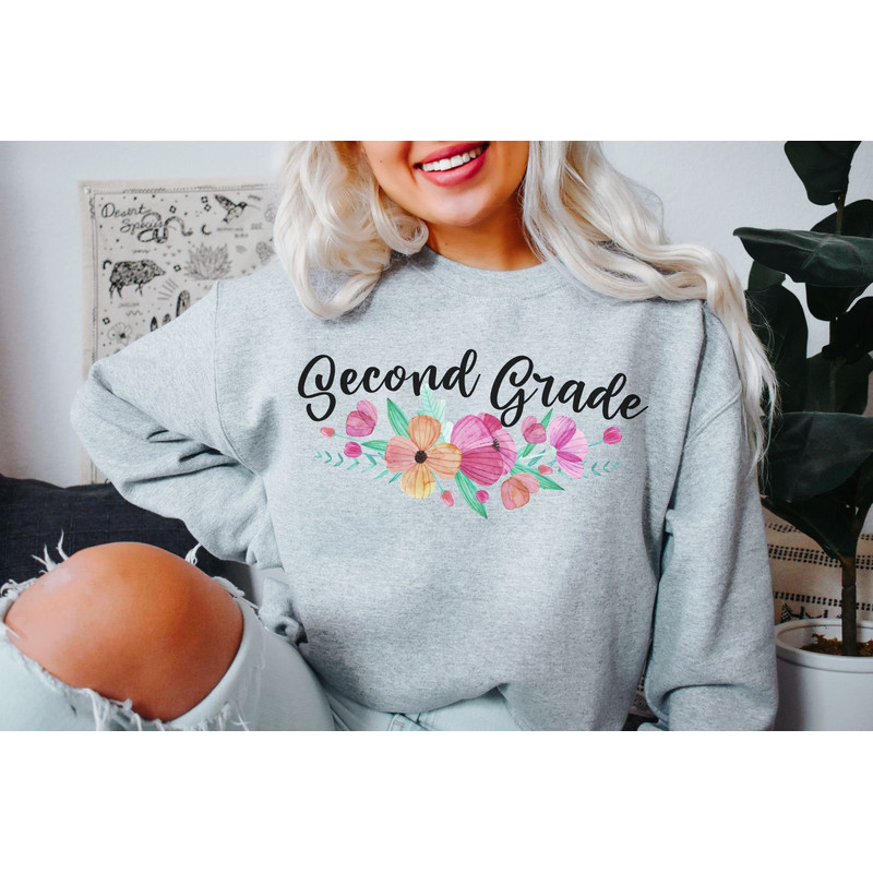 Second Grade Teacher Sweatshirt 2nd Grade Teacher Second Grade Teacher Shirt Second Grade Team Shirts Teacher Gift Teacher Appreciation Gift 2.jpg