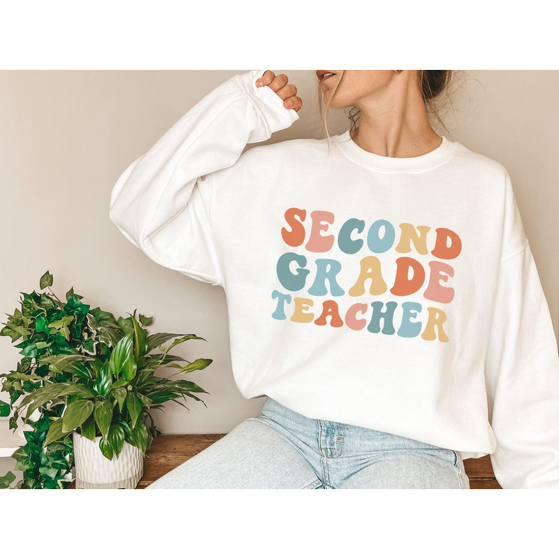 Second Grade Teacher Sweatshirt 2nd Grade Teacher Second Grade Teacher Shirt Second Grade Team Shirts Teacher Gift Teacher Appreciation Gift.jpg