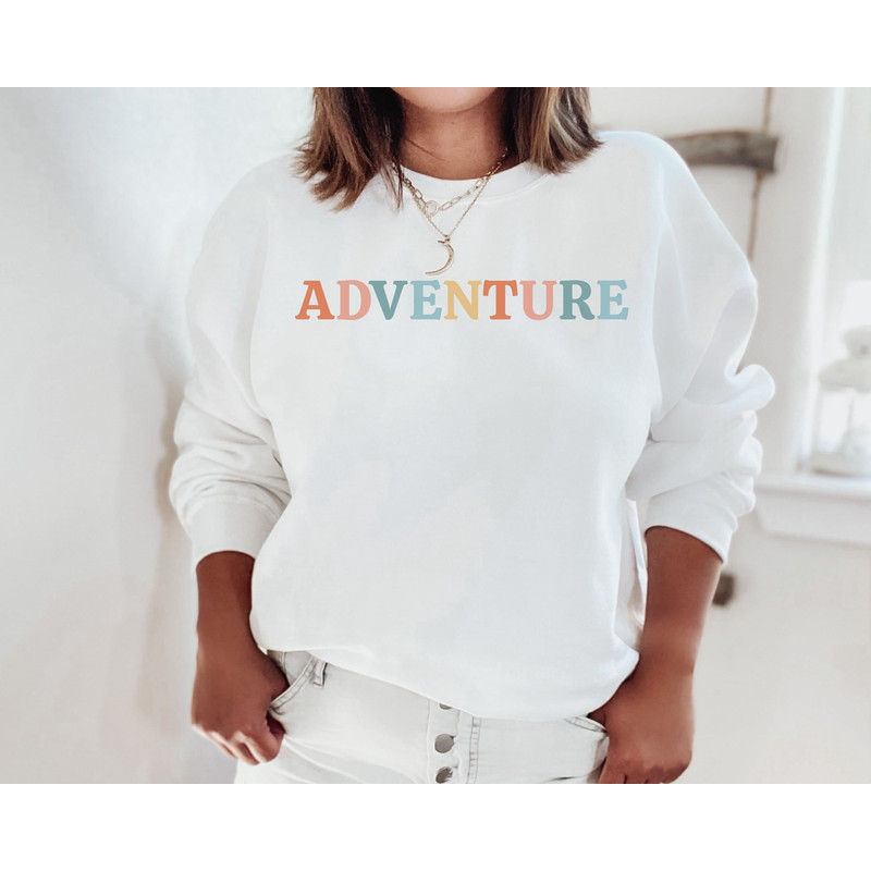 Travel Sweatshirt Adventure Sweatshirt Adventure Shirt Cute Gift for Travel Lover Adventure Lover Shirt Camping Sweater Travel Sweaters.jpg