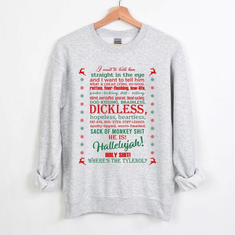 Christmas Vacation Rant Sweatshirt, National Lampoons Sweatshirt, Christmas Vacation Quotes, Clark Griswold Sweatshirt, Family Christmas.jpg
