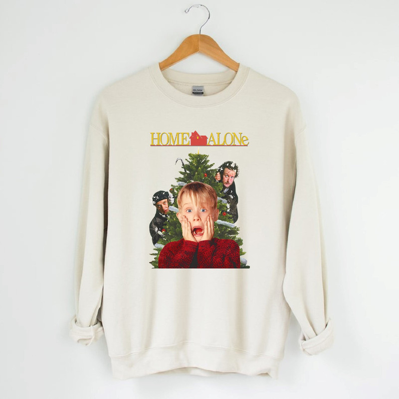 Home Alone Sweatshirt, Christmas Movie Sweatshirt, Kevin Mccallister Sweatshirt, Vintage Christmas Sweatshirt, 90s Christmas Movie Shirt.jpg