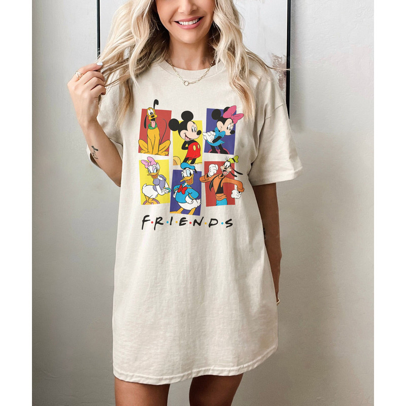 Mickey and Friends Shirt, Disney Character Tee, Kids' Cartoon T-shirt, Family Vacation Gift, Cute Mickey Mouse Shirt.jpg