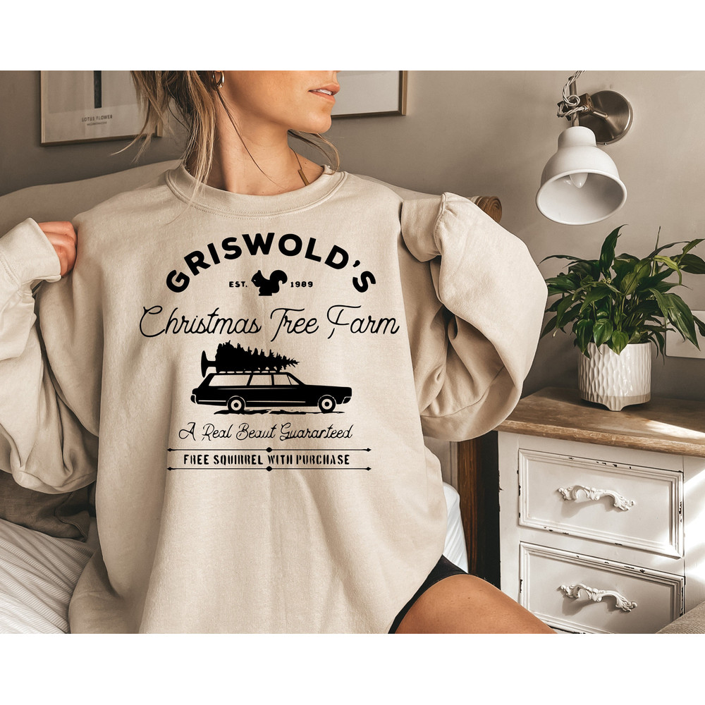 Grisworld's Tree Farm Sweatshirt, Family Christmas Shirts, Family Vacation Tee, Christmas Tree Shirt, Tree Farm shirt, Christmas Gift, Party.jpg