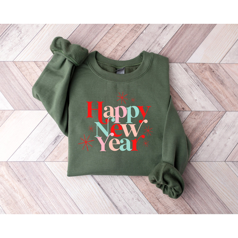 Happy New Year Shirt, 2023 Christmas, Funny New Year Tee, Xmas Party Tee, Festive Party Shirt For Women, Cute Christmas Gift, Family Reunion.jpg