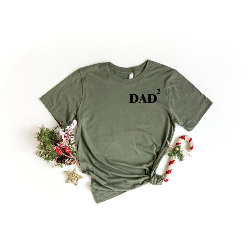 Dad 2 Men's Shirt, Dad Squared Shirt, Father of 2 Kids T-shirt, Best Fathers Day Shirt dad gift from daughter, Father birthday gift from son.jpg