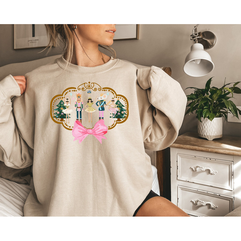 Nutcrackers Christmas Shirt, Nutcracker Clara Mouse King Shirt, Nutcracker Sweatshirt, Nutcracker Ballet Hoodie Cute Xmas Christmas Crewneck.jpg