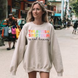 autism is a spectrum sweatshirt, autism awareness hoodie, infinity symbol, neurodiversity shirt ,autism acceptance, auti