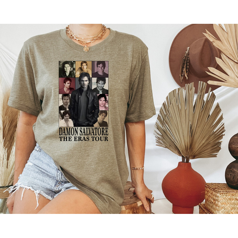 Damon Salvatore The Eras Tour Shirt, Vampire Diaries Shirt, Eras Tour T-shirt, Gift For Women And Man, Team Salvatore Shirt.jpg