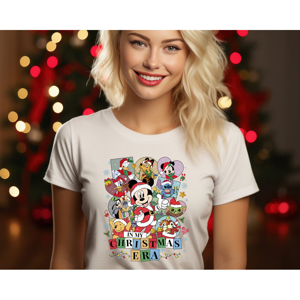 Disney In My Christmas Era Shirt, Mickey And Friends Christmas Shirt, Very Merry Christmas, Disneyland Christmas Shirt.jpg