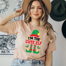 elf matching family shirts, sassy elf christmas tee, boss elf xmas shirt, family holiday shirts, festive elf apparel, sa