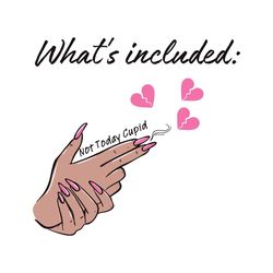 funny anti valentine not today cupid svg