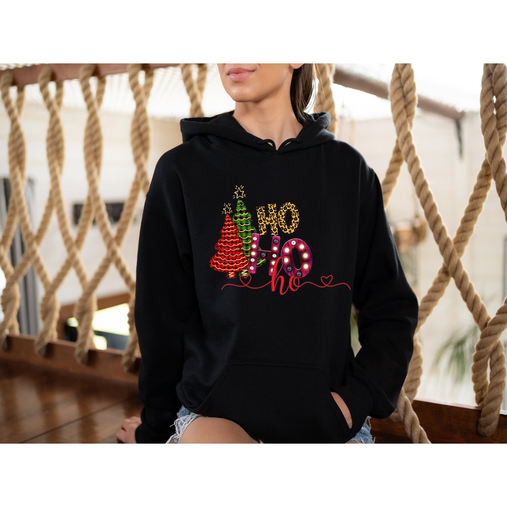 Christmas Trees Shirt, Ho ho ho Christmas Shirts for Women, Christmas Tee, Christmas TShirt, Shirts For Christmas, Cute Christmas Shirts.jpg