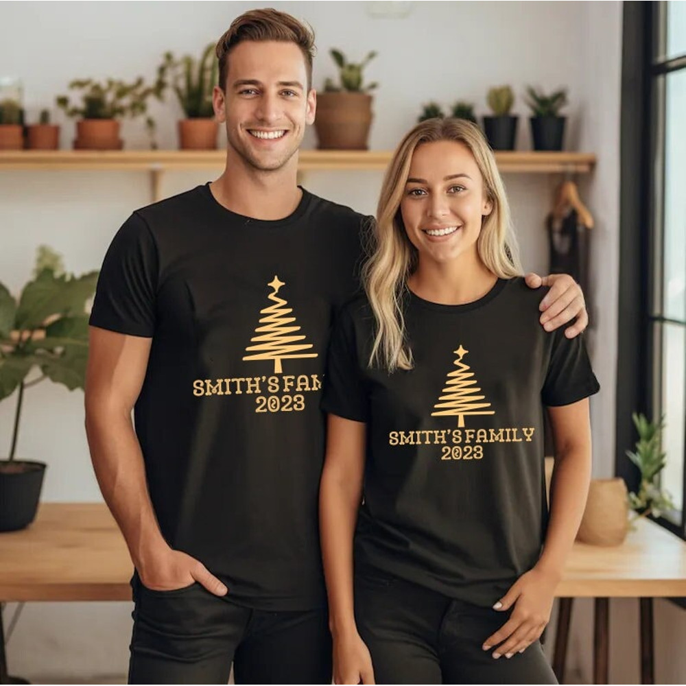 Custom Family Christmas Shirts, Custom Family Shirts, Christmas Shirts, Family Name Shirts, Personalized Christmas Gift, Christmas Gift.jpg