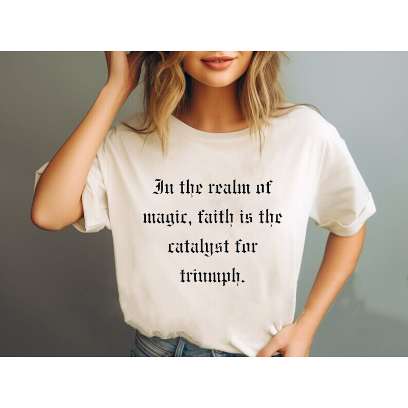 Magical Faith Success Shirt, Inspiration & Triumph Tee, Belief Sparks Triumph Top, Inspirational Magic Tshirt, Motivate with Faith Quote tee.jpg