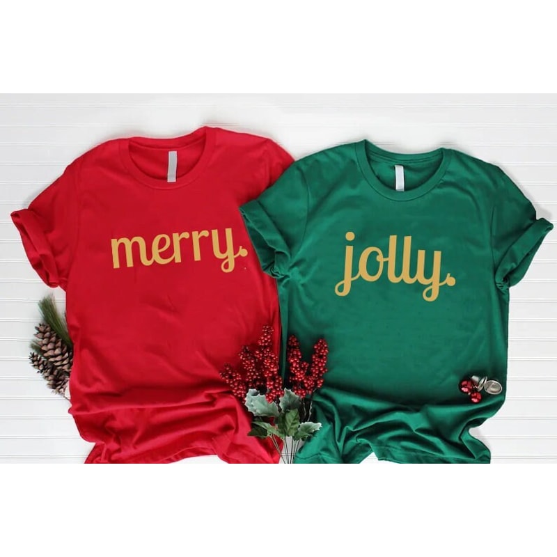 Matching Family Christmas Shirts, Merry Jolly Christmas Shirts, Custom Christmas Shirt, Matching Christmas Family Shirts, Believe Shirt.jpg