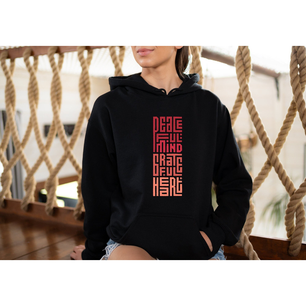 Peaceful Sweatshirt-Hoodie-Shirt, Peace Heart Shirt, Groovy Shirt, Groovy Peace Shirt, Boho Shirt, Shirts For Women, Graphic Tees Vintage.jpg