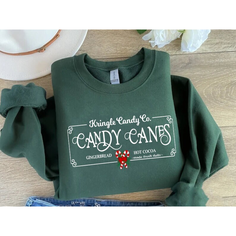 Retro Christmas Sweatshirt, Kringle Candy Co. Shirt, Christmas Candy Sweatshirt, Candy Cane Shirt, Christmas Crewneck Sweatshirt, Xmas Tee.jpg