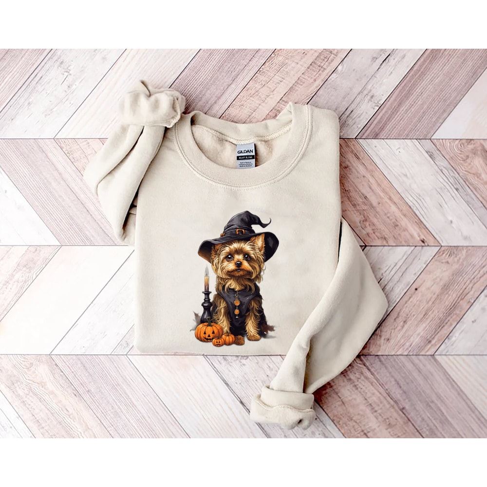 Retro Halloween Shirt, Halloween Shirt, Halloween Party Shirt, Retro Shirt, dog lover shirt, halloween dog, witch dog.jpg