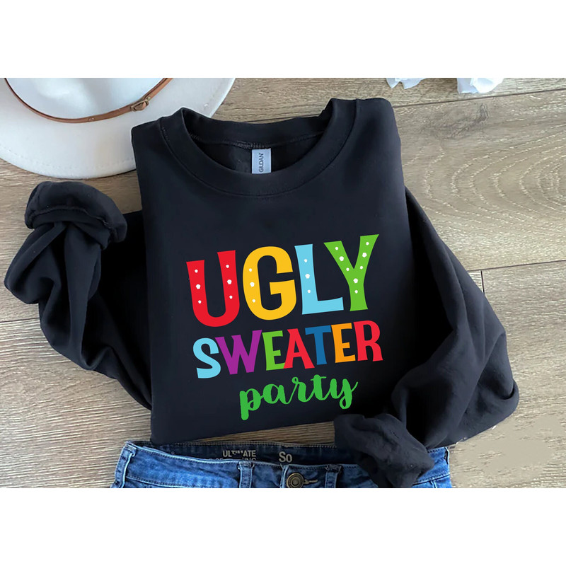 Ugly Christmas Sweater, Ugly Sweater Party, Sweater Matching Couple Christmas Sweatshirt Couple Christmas Gifts.jpg